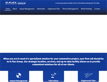 Tablet Screenshot of oflex.com